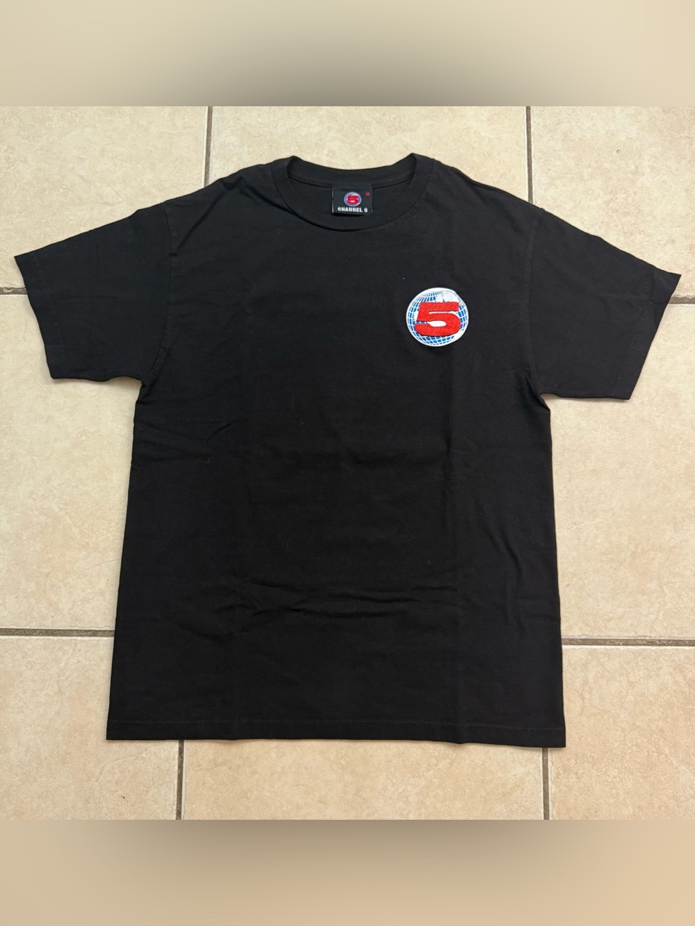 Channel 5 News T Shirt Size M Black